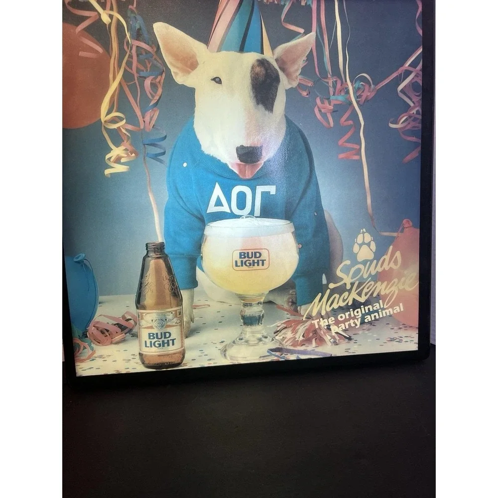 Spuds‎ Mackenzie Bar Light 1985